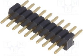 ZL319-10P, Штыревой, IDC, "папа", PIN 10, прямой, 1,27мм, THT, позолота ZL319-10P, Штыревой, IDC, "папа", PIN 10, прямой, 1,27мм, THT, позолота