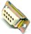 DEMA9SF225, D-Sub Standard Connectors D-Sub, 9 Skt/ crimp term, SST shell