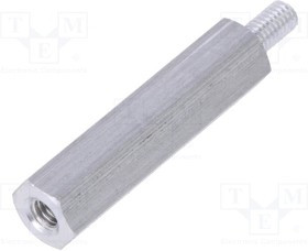 TFM-M3X25/DR235, Дистанцирующая стойка с резьбой, 25мм, Внутр.резьба: M3