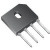 GBU401, Rectifier Bridge Diode Single 100V 4A 4-Pin Case GBU Tube