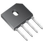 GBU401, Rectifier Bridge Diode Single 100V 4A 4-Pin Case GBU Tube