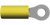 320567, TERMINAL, RING TONGUE, #6, CRIMP, YELLOW
