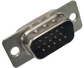 RND 205-00997, High Density D-Sub Connector, Plug, DE-15, Soldering