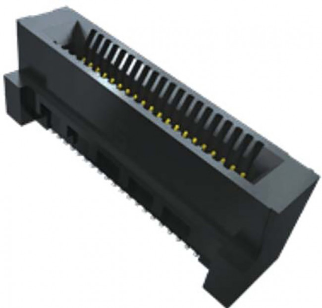 HSEC8-140-01-S-D-EM2, HSEC8 Series Vertical Female Edge Connector, Surface Mount, 10-Contacts, 0.8mm Pitch, 1-Row HSEC8-140-01-S-D-EM2, HSEC8 Series Vertical Female Edge Connector, Surface Mount, 10-Contacts, 0.8mm Pitch, 1-Row