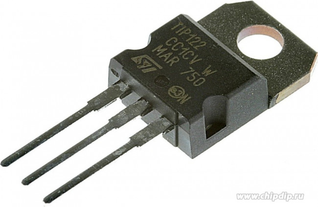 TIP122, 100V 1000@3V,3A NPN 5A 2W TO2203 Darlington Transistors ROHS