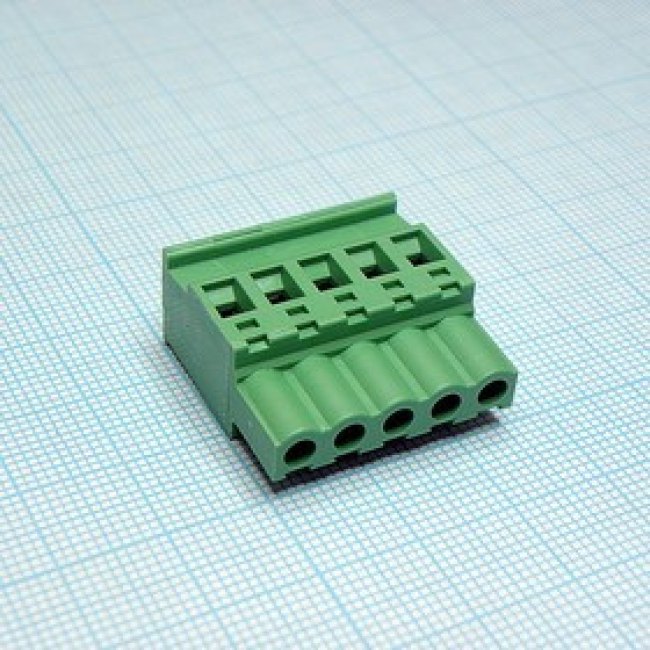 2EDGKB-5.08- 05P-14-00A(H), Разъемный клеммный блок, 5 контактов. Серия 2EDGKB-5.08