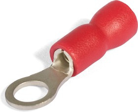 НКИ 1.5-4, Наконечник кольцевой изолированный красный 0.25-1.5 мм²