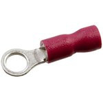 НКИ 1.5-4, Наконечник кольцевой изолированный красный 0.25-1.5 мм²