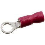 НКИ 1.5-4, Наконечник кольцевой изолированный красный 0.25-1.5 мм²