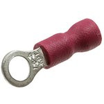 НКИ 1.5-4, Наконечник кольцевой изолированный красный 0.25-1.5 мм²