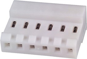 3-640429-6, Conn IDC Connector F 6Power POS 3.96mm IDT RA Cable Mount Bag/Box