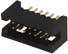 DS1031-15-14V8B, Гнездо, IDC, "папа", PIN 14, прямой, 1,27мм, THT, gold flash