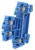 1021580000, W Series Blue Double Level Terminal Block, 2.5mm², Double-Level, Screw Termination