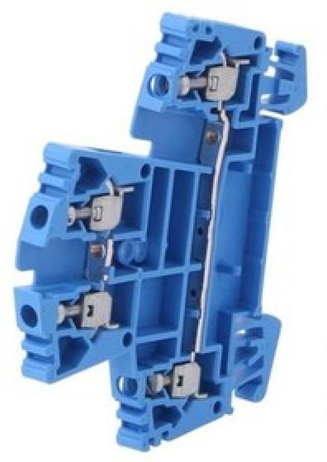 1021580000, W Series Blue Double Level Terminal Block, 2.5mm², Double-Level, Screw Termination
