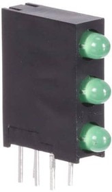 WP934SA/3GD, LED Circuit Board Indicators Green Green Diffused 568nm 20mcd