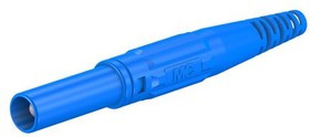 66.9196-23, Blue Male Banana Plug Screw 1kV