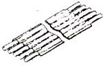 FSP-24A-10, FFC / FPC Jumper Cables 4" 10 CONDUCTOR .100 Polyester