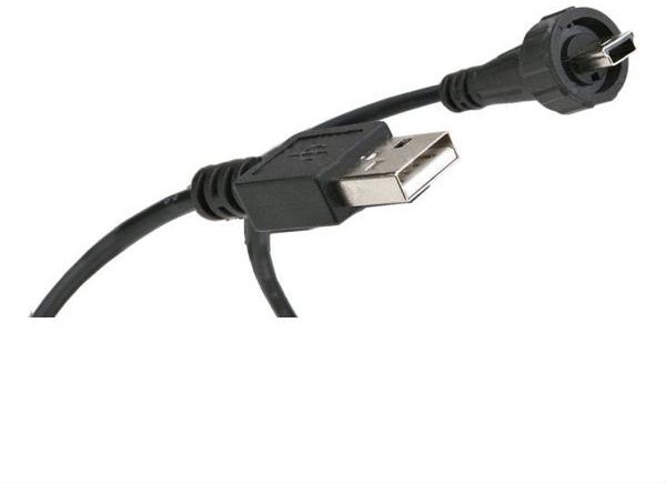 17-250031, Кабель / адаптер; вилка USB A,вилка mini USB B (герметичная)