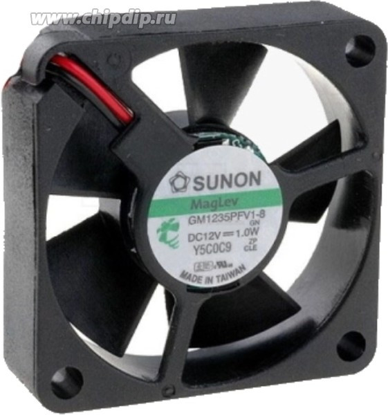 Вентилятор Sunon GM1235PFV1-8 GN 12В 0.08А 35x10 2pin