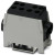 3071351, UDB 2X35/25 BK Series Black Non-Fused DIN Rail Terminal, Single-Level, Screw Termination