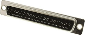 L77SDC37S, Amphenol SD 37 Way Panel Mount D-sub Connector Socket L77SDC37S, Amphenol SD 37 Way Panel Mount D-sub Connector Socket