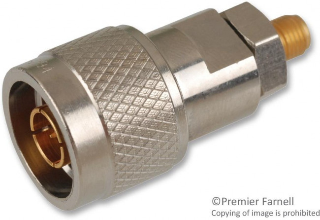 901-294, RF Adapters - Between Series N PLUG TO SMA JACK