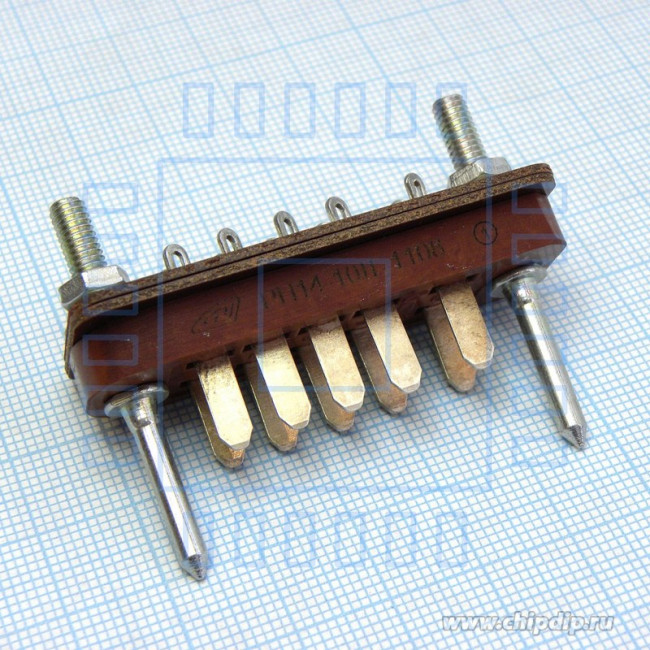 РП14-10 Л вилка, Соединитель низкочастотный, прямоугольный, внутреннего монтажа, год 2023 РП14-10 Л вилка, Соединитель низкочастотный, прямоугольный, внутреннего монтажа, год 2023