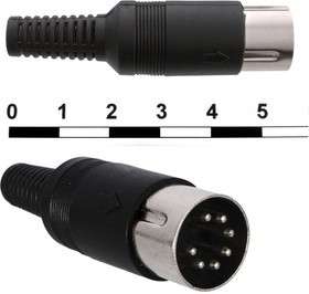 7-0251 7p, Разъём DIN , 1А