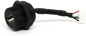 UA-20PMFP-SC8003, USB Connectors USB Type A 2.0 Screw Thread, IP68
