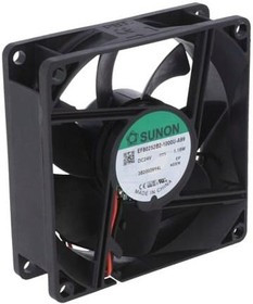 EF80252B2-A99-A, Вентилятор: DC; осевой; 24ВDC; 80x80x25мм; 62,86куб.м/ч; 30дБА