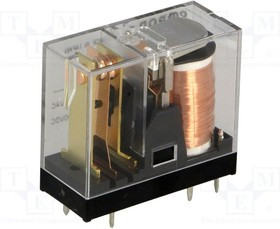 G2RK-1-12DC, Реле: электромагнитное, SPDT, Uобмотки: 12ВDC, 5A/250ВAC, 5A/30ВDC