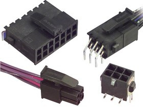 4-794618-4, Прямоугольный разъем, Micro MATE-N-LOK, 14 контакт(-ов), Штыревой Разъем, 3 мм