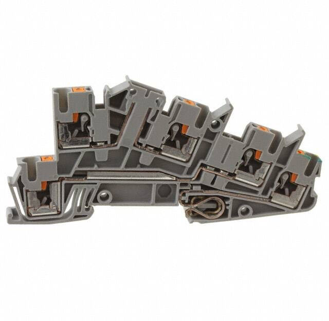 3213960, PTI 2.5-PE/L/TG Series Grey DIN Rail Terminal Block, 4mm², Triple-Level, Push In Termination 3213960, PTI 2.5-PE/L/TG Series Grey DIN Rail Terminal Block, 4mm², Triple-Level, Push In Termination