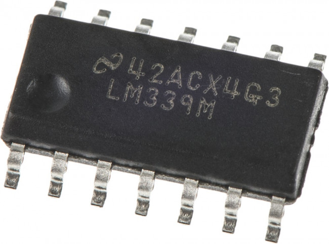 LM339M/NOPB, Счетверенный компаратор [SO-14]