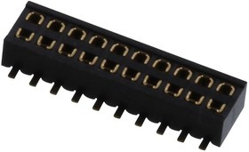 20021323-00020T4LF, CONNECTOR, RCPT, 20POS, 2ROW, 1.27MM