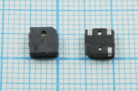 Излучатель звука магнитоэлектрический без генератора 3В/12 Ом, SMD 5x5x2мм зм 5,0x 5,0x2,0\ 3,0\12\4