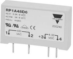 RP1A48D5, Solid State Relays - PCB Mount SSR ZS PCB MT 480V 5A RP1A48D5, Solid State Relays - PCB Mount SSR ZS PCB MT 480V 5A