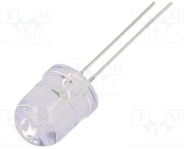 OSB5SAA131A-CRLED14, CRLED; 10mm; blue; 6500mcd; 30°; Front: convex; 5.5?20V