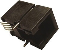 85502-5009, Modular Connectors / Ethernet Connectors RA MODULAR JACK SMT LO-PRO 4/4 PIN/HOLE