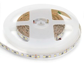 00-330 Светодиодная лента 24В, 10Вт/м, smd3528, 120д/м, IP20, 900Лм/м, подложка 8мм, 5м, 3000К.