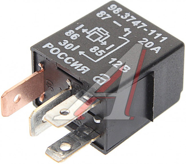 983747111, Реле 4-х конт. 12V 20А ВАЗ-1118,2170,2190 АВАР Псков