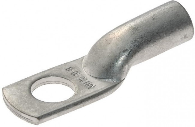 ТМЛ-25-10-8, Клемма под болт М10 под провод (сечение 25.0 кв.мм) медь луженая КВТ ТМЛ-25-10-8, Клемма под болт М10 под провод (сечение 25.0 кв.мм) медь луженая КВТ