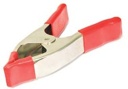 Зажим L155мм, на кабель, изолированный красный