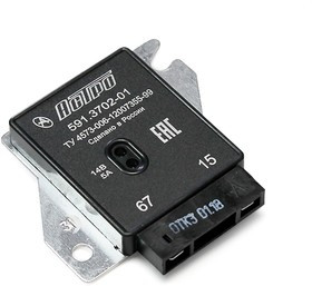 591370201, Реле регулятор напряжения ВАЗ-2101-06,2121 с контрольной лампой пластм Астро