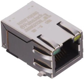 J3026G21DNLT, Conn RJ-45 F 8 POS 1.02mm Solder RA SMD 12 Terminal 1 Port T/R