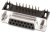 618009211821, WR 618 9 Way Angled D-sub Connector Socket, 2.77 Pitch, with 4-40 Screw Locks 618009211821, WR 618 9 Way Angled D-sub Connector Socket, 2.77 Pitch, with 4-40 Screw Locks