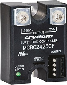 MCBC2450CF, Solid State Relay, 50 A rms Load, Panel Mount, 280 V rms Load, 32 V Control