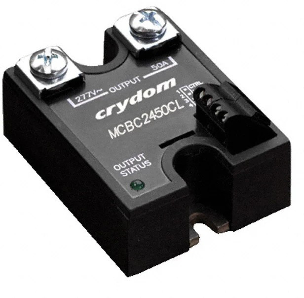 MCBC2450CF, Solid State Relay, 50 A rms Load, Panel Mount, 280 V rms Load, 32 V Control