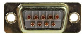 472843, D-Sub Connector, Steel, Socket, DE-9, 5A, 750V, Pack of 5 pieces 472843, D-Sub Connector, Steel, Socket, DE-9, 5A, 750V, Pack of 5 pieces