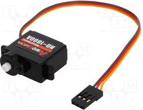 POLOLU-1049, Двигатель: сервомеханизм, 4,8-6ВDC, micro, аналоговый, 8г, нейлон